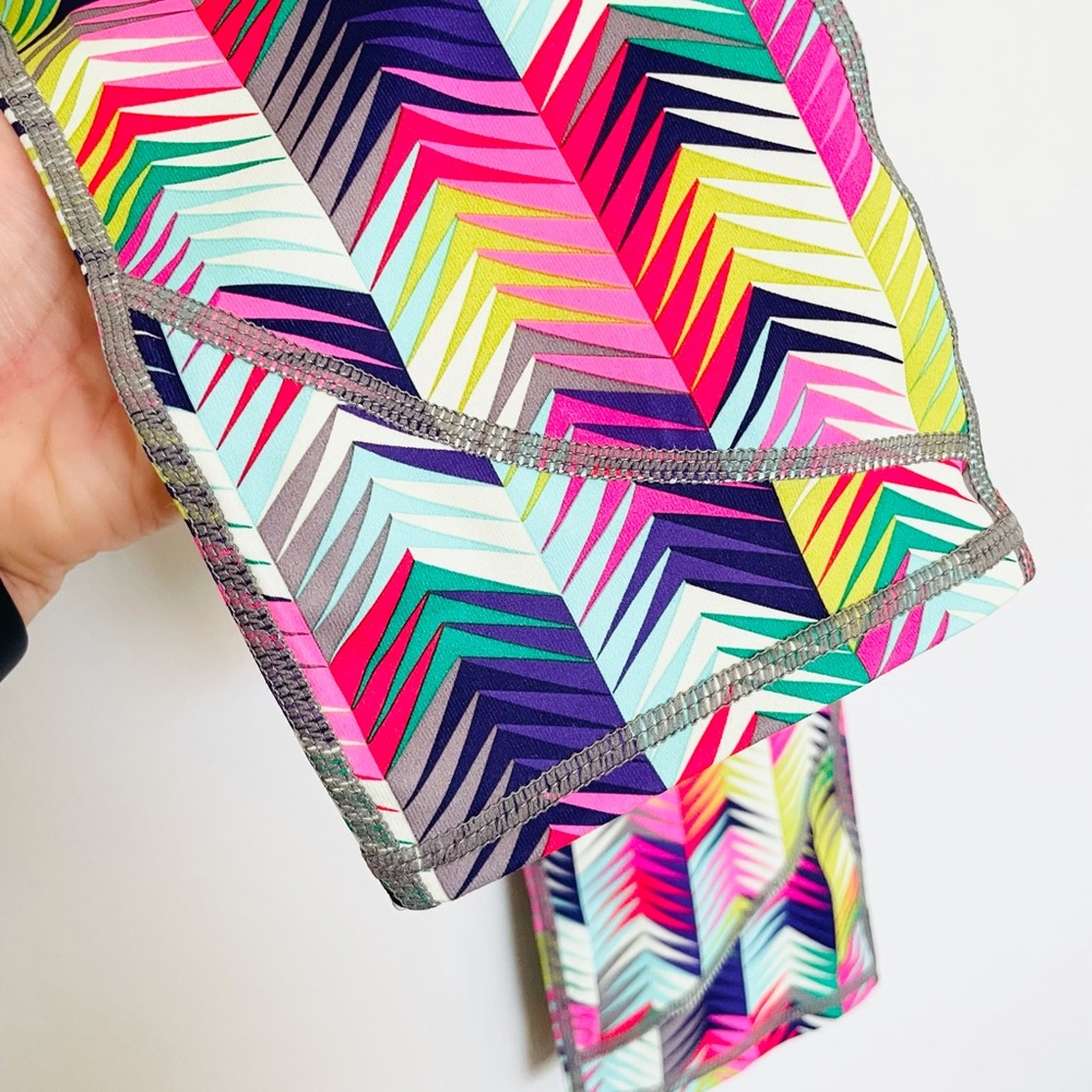 Fabletics Multi Colored Capri Yoga Pants - image 4